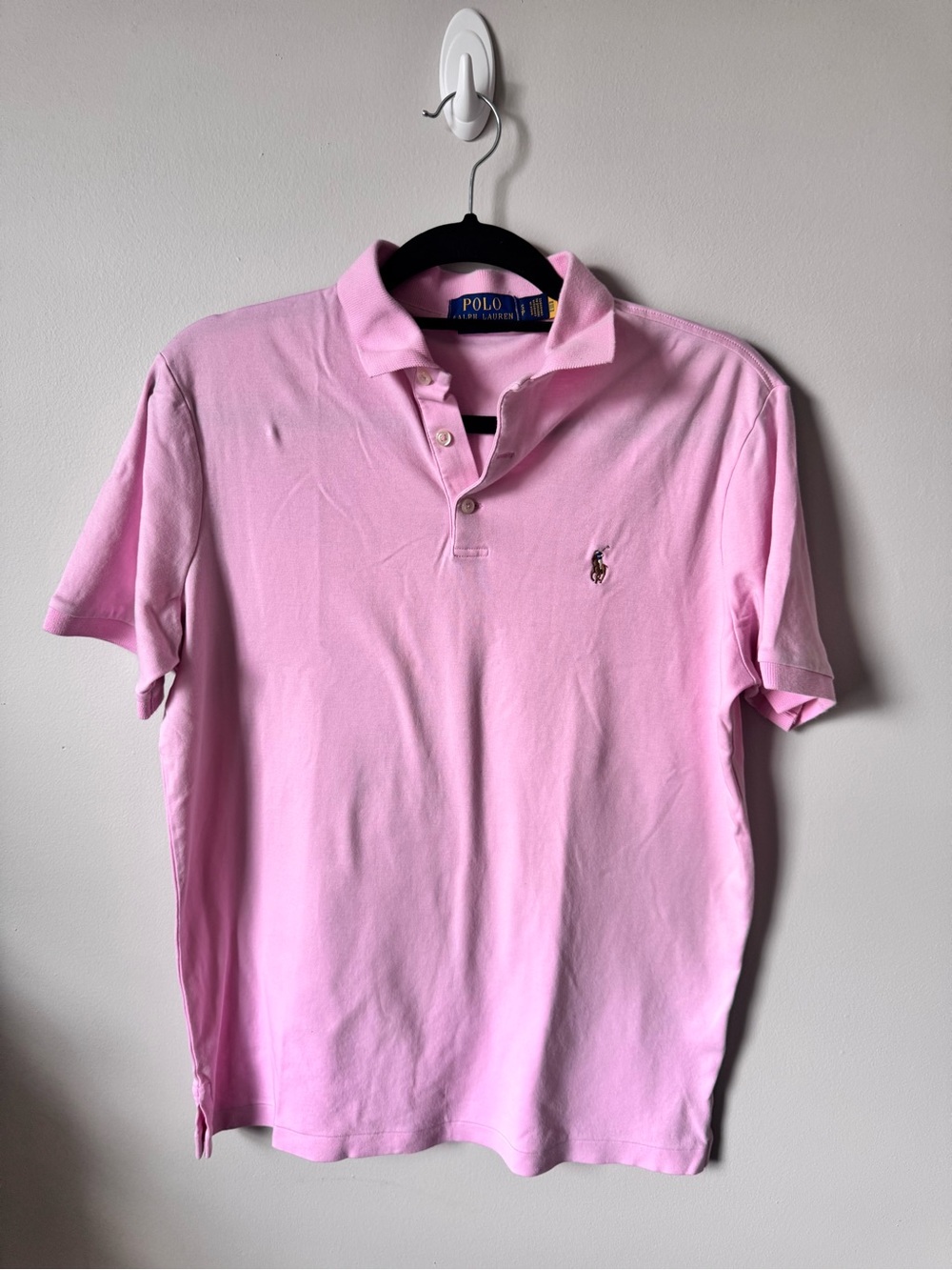 Polo by Ralph Lauren Men’s Light Pink Short-Sleeve Polo